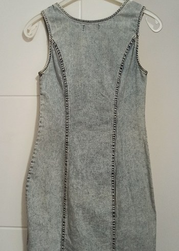 Kot Midi Elbise Fermuarlı - Görsel 3