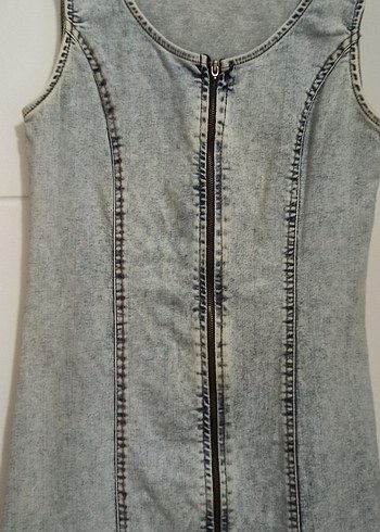 Kot Midi Elbise Fermuarlı - Görsel 2