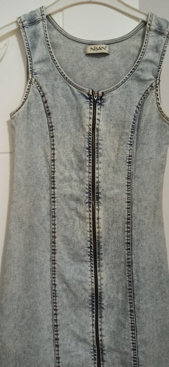 Kot Midi Elbise Fermuarlı - Görsel 2