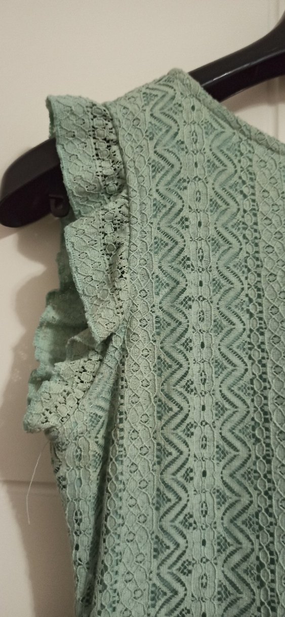 Mint Nakışlı Elbise - Görsel 3