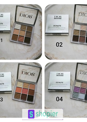 Dior Backstage Göz Farı Paleti - Açık Bej Tonları