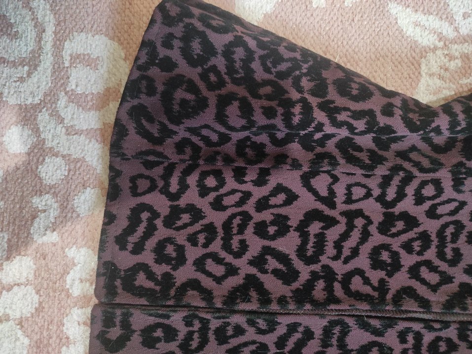 vintage leopar desenli blazer ceket - Görsel 4