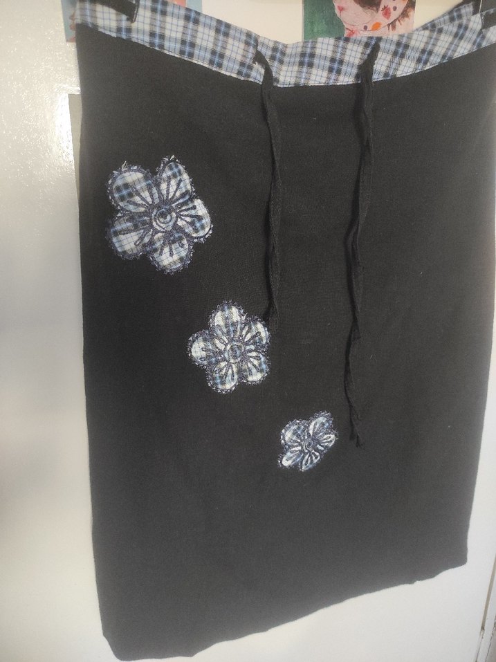 vintage midi etek - Görsel 3