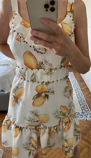 Twist limonlu elbise