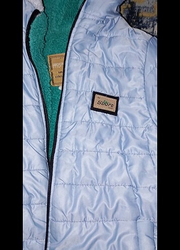 Erkek çocuk sorunsuz masmavi mont - Görsel 6