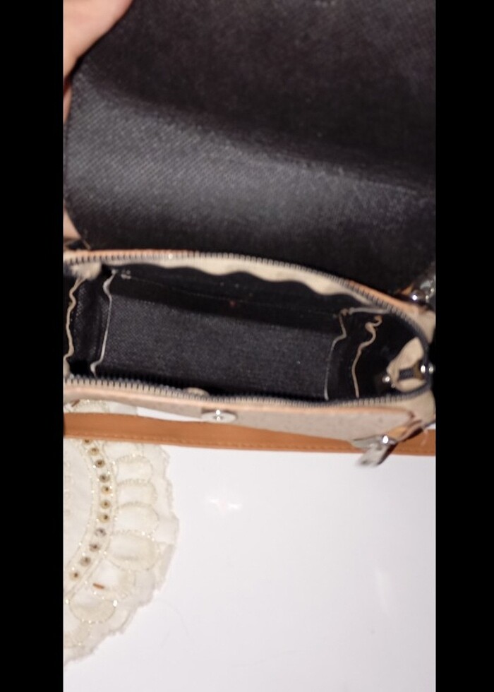 çok şık zarif deri deri çanta - Görsel 4