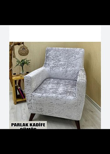 gri kadife koltuk kılıfı