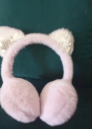 Beden Renk Pembe Peluş kulaklıklar Sevimli