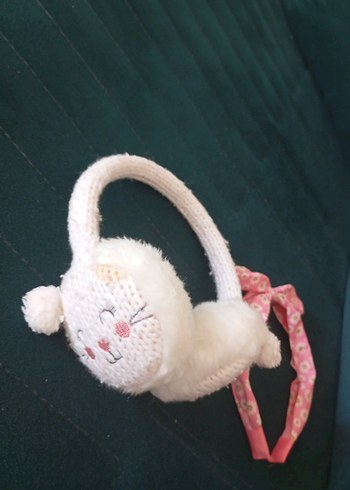 Pembe Peluş kulaklıklar Sevimli - Görsel 5