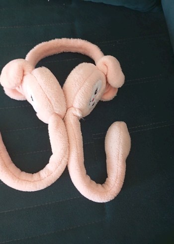 Pembe Peluş kulaklıklar Sevimli - Görsel 13