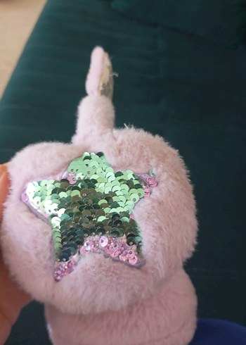 Pembe Peluş kulaklıklar Sevimli - Görsel 12