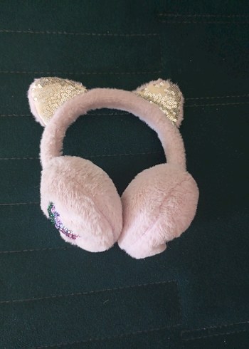 Pembe Peluş kulaklıklar Sevimli - Görsel 17