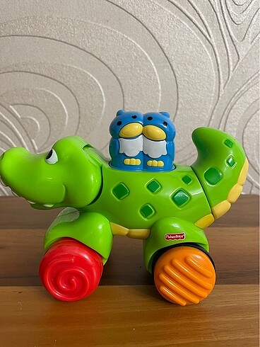 Fisher Price çek bırak timsah