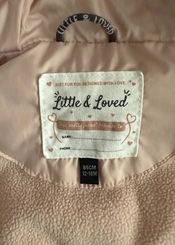 Kız Çocuk Baskılı Beyaz Kapüşonlu Yelek - Görsel 4