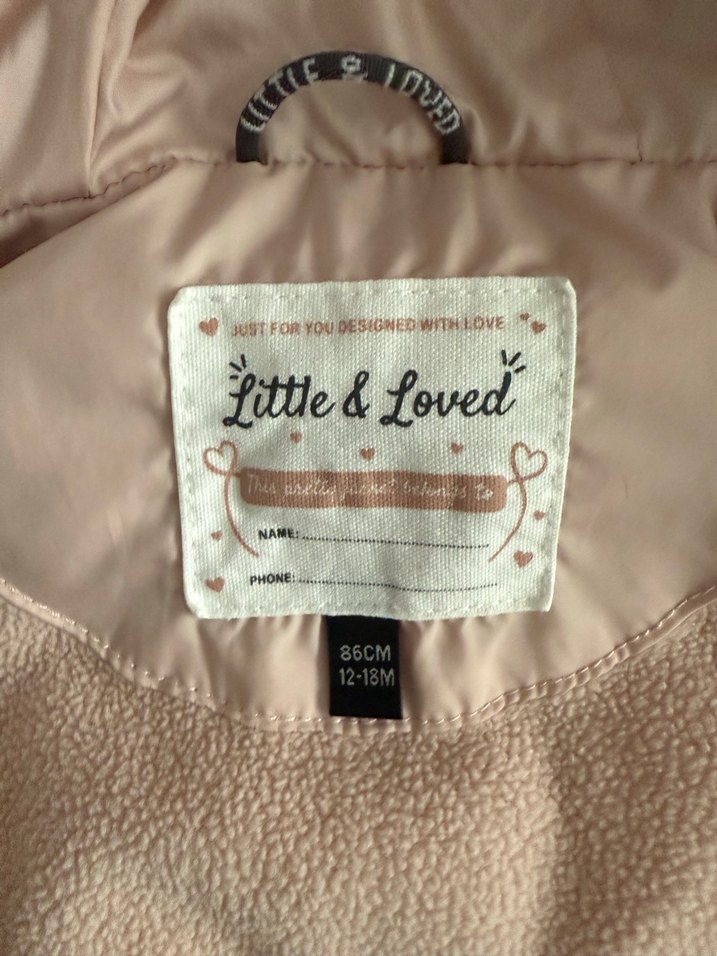 Kız Çocuk Baskılı Beyaz Kapüşonlu Yelek - Görsel 4