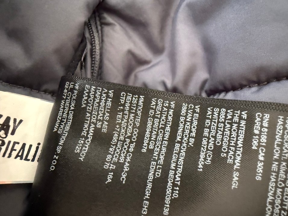 North Face Erkek Çocuk Gri Fermuarlı Mont - Görsel 5