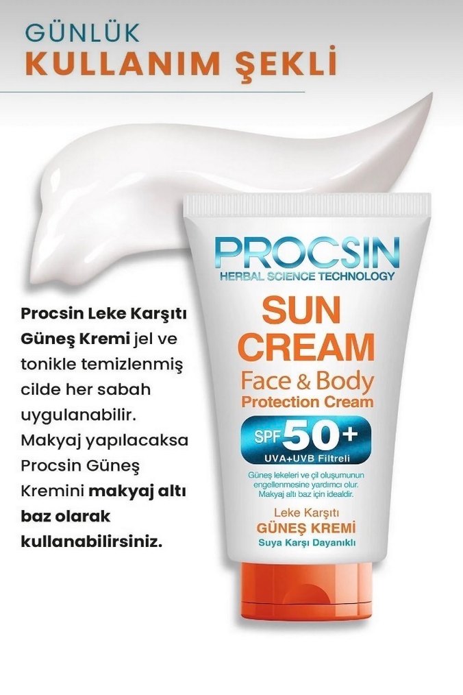 Procsin SPF 50+ Leke Karşıtı Güneş Kremi 50 ml - Görsel 4