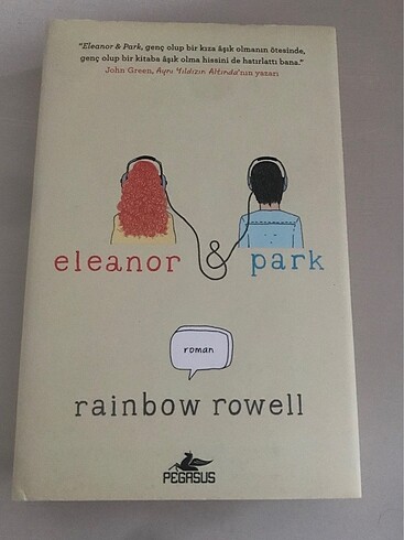 Eleanor & Park Rainbow Rowell Sert Kapak