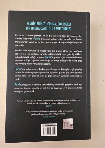 Panik Lauren Oliver Kitap