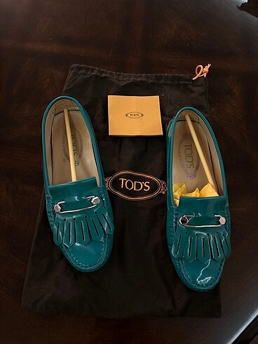 Tod's Tod's deri mavi loafer