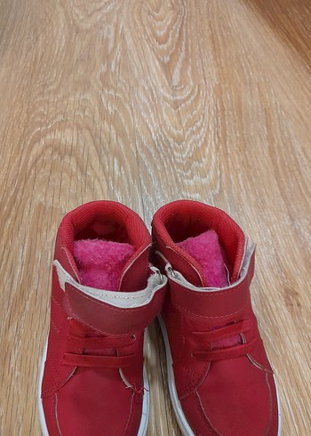 Kız Çocuk Fuşya Cırtlı Spor Ayakkabı - Görsel 3