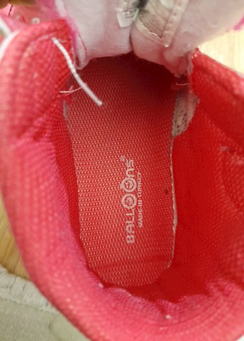 Kız Çocuk Fuşya Cırtlı Spor Ayakkabı - Görsel 5