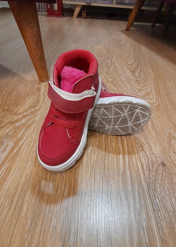 Kız Çocuk Fuşya Cırtlı Spor Ayakkabı - Görsel 4