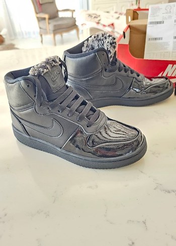 37 Beden siyah Renk NIKE EBERNON MID PREMIUM