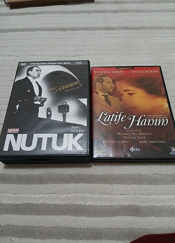 Nutuk, kutulu dvd. Latife hanım dvd si