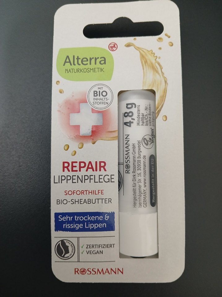 Vegan Onarıcı Dudak Bakım Kremi. Alterra - Görsel 2