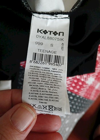 kolsuz siyah elbise. s beden. koton - Görsel 4