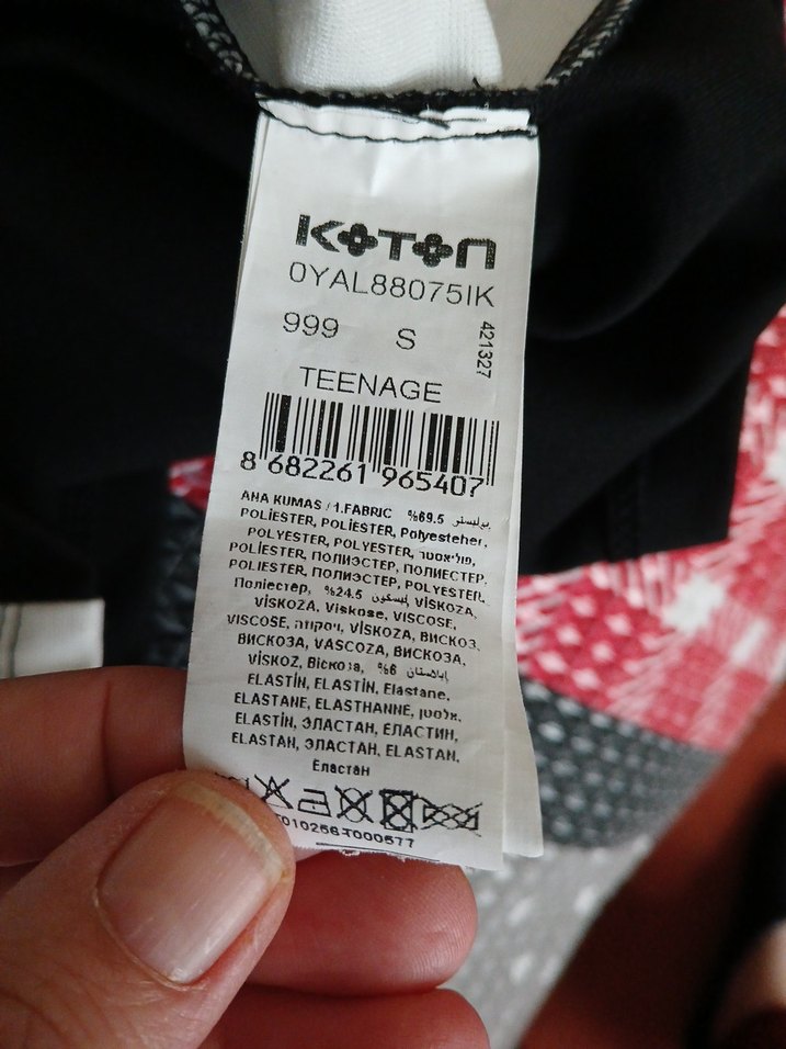 kolsuz siyah elbise. s beden. koton - Görsel 4