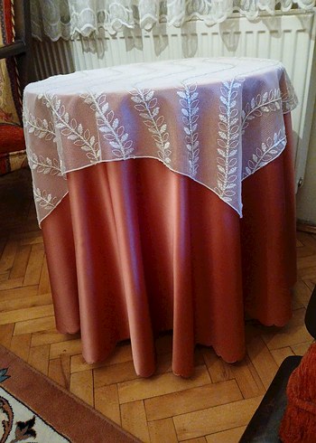 Masa Örtüsü ve tülü. - Görsel 6