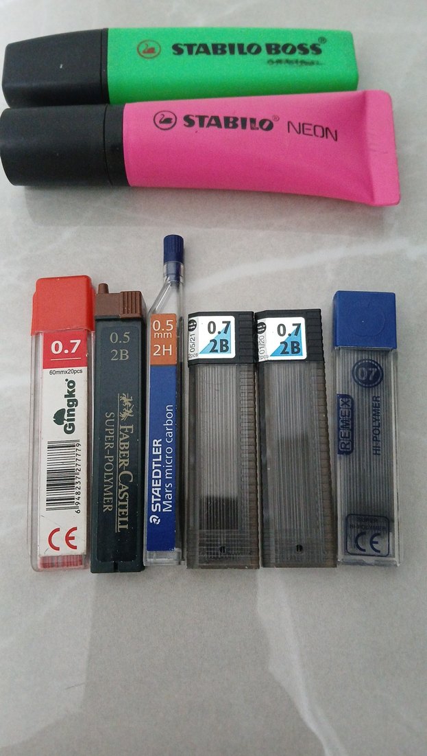 Renkli Stabilo Fosforlu Kalem ve Uç Seti. - Görsel 2