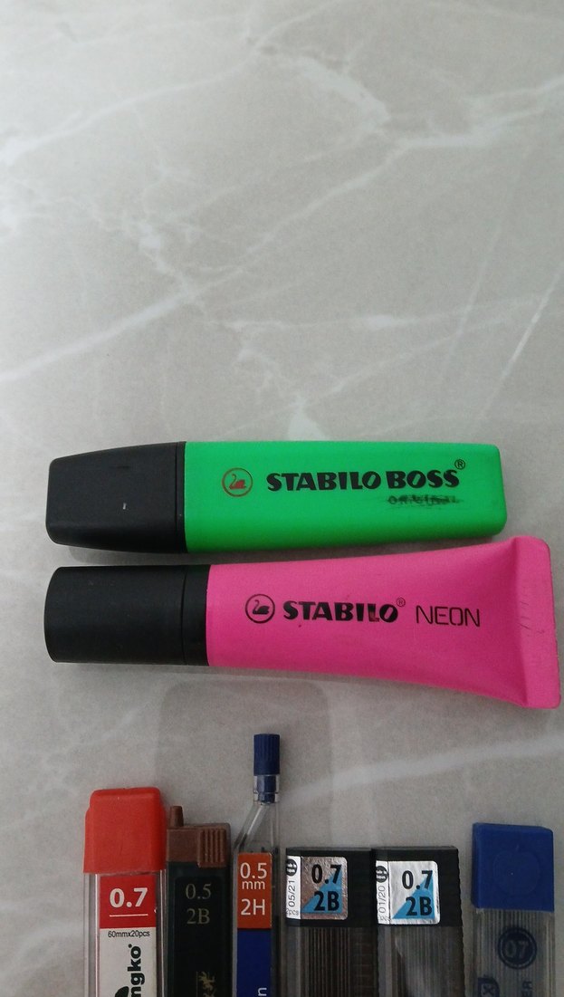 Renkli Stabilo Fosforlu Kalem ve Uç Seti. - Görsel 3