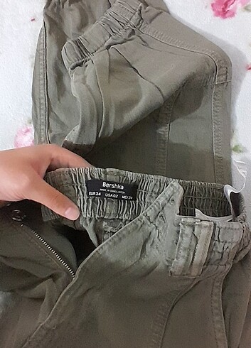 xs Beden 34 beden haki kargo pantolon 