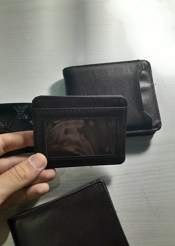 3 lü erkek cüzdan deri - Görsel 9