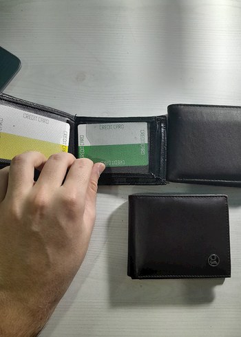 3 lü erkek cüzdan deri - Görsel 12