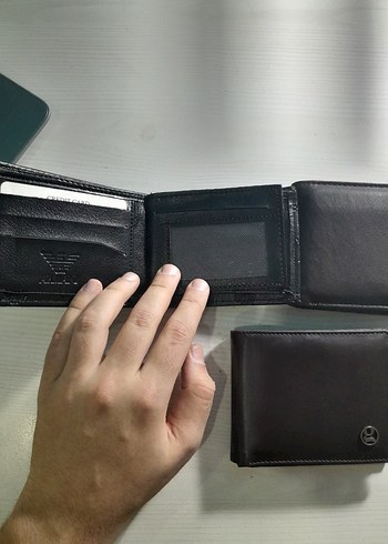 3 lü erkek cüzdan deri - Görsel 8