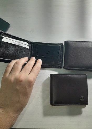 3 lü erkek cüzdan deri - Görsel 11