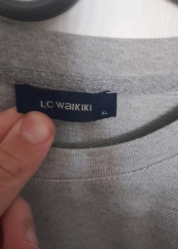 xl Beden Gümüş renk kazak Lcw