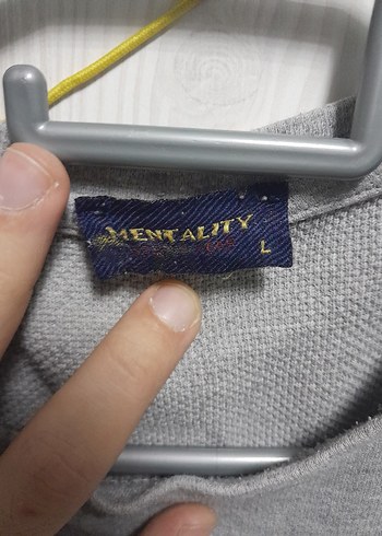 Düz gri tişört - Görsel 2