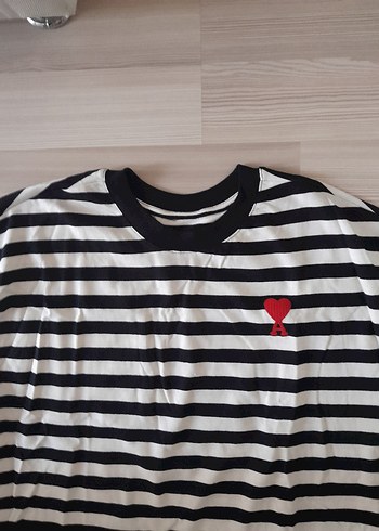 Amiparis Logolu Oversize Tişört - Görsel 2