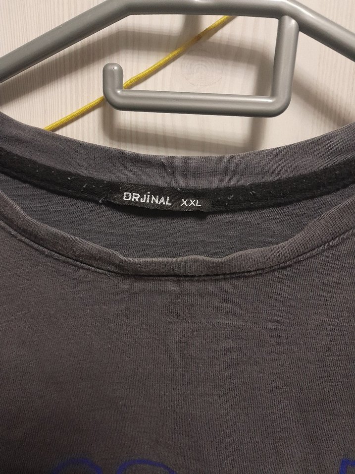 Mavi Baskılı Erkek Tişört - Görsel 3