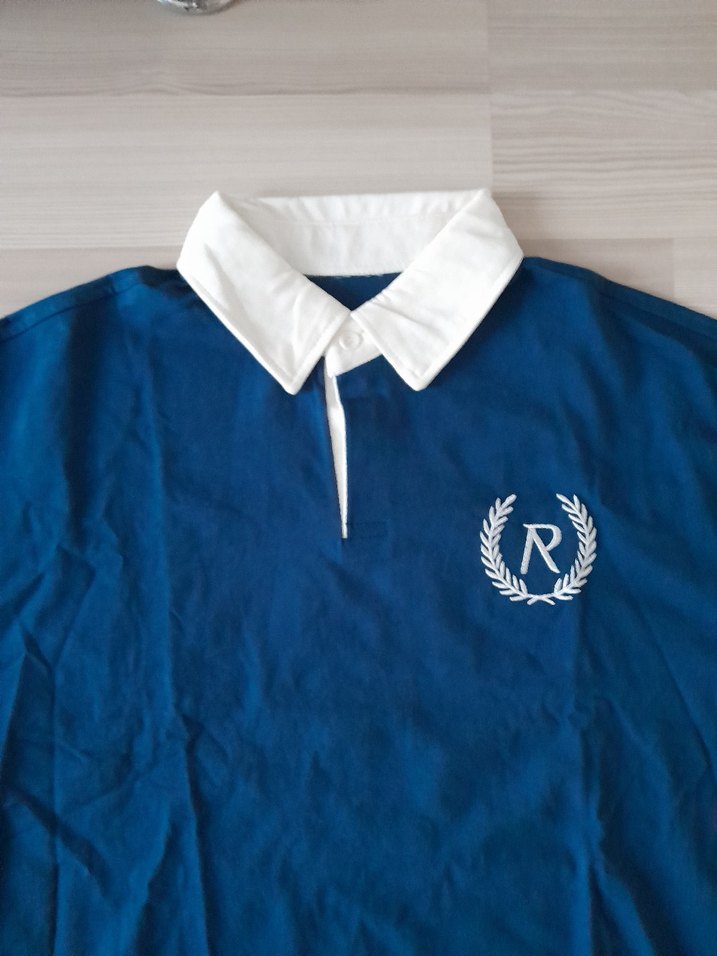 Oversize Polo Yaka Tişört - Görsel 2