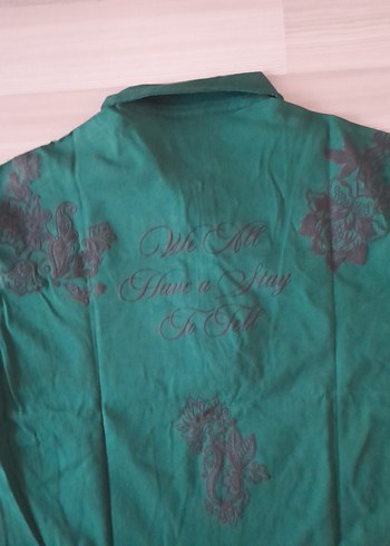 Yeşil Fermuarlı Erkek Oversize Polo Tişört - Görsel 6