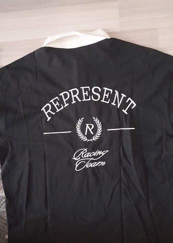 Siyah Erkek Polo Yaka Oversize Tişört - Görsel 4