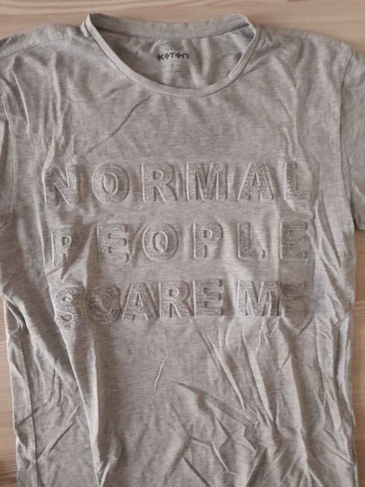 Koton Gri Tişört - Görsel 3