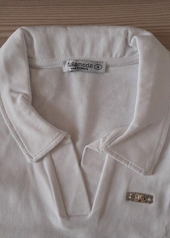 Kadın polo yaka crop - Görsel 2