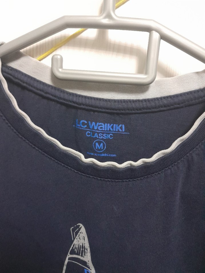 Lcw lacivert tişört - Görsel 2